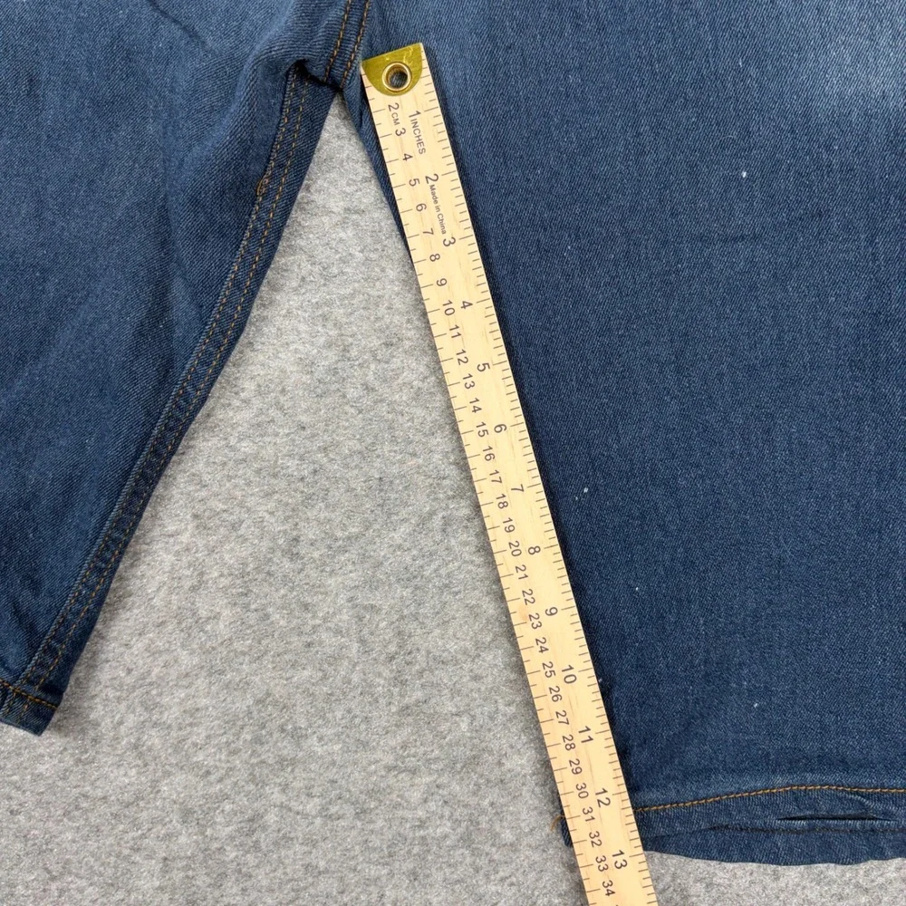 Y2K One Point One Denim Shorts‎ Mens 38 Blue Jean Jorts Streetwear Skater Casual